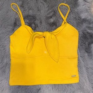 Yellow Crop Top